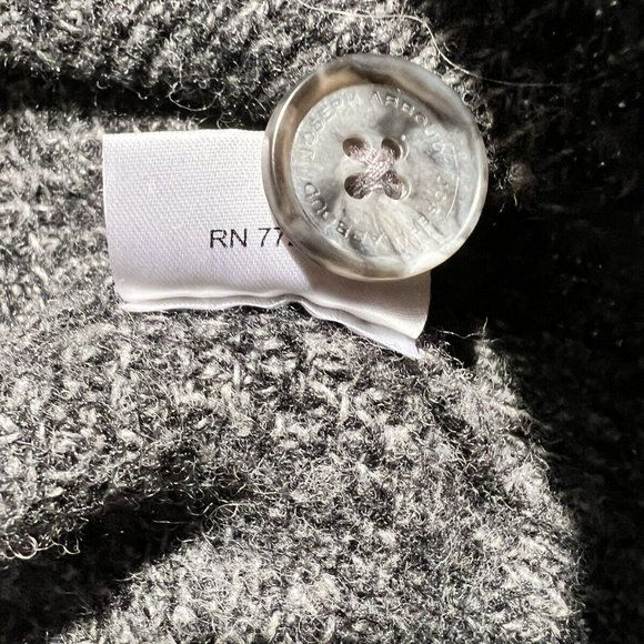 Joseph Abboud Men's Wool Sweater  Fleece Gray Medium - Picture 7 of 8